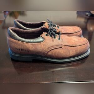 RED WING MOC STEEL TOE OXFORD SHOE SUPER SOLE Size 14B leather